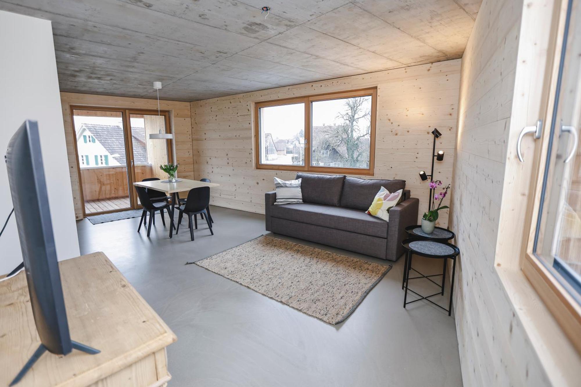 Boutique Apartments Lustenau Nachhaltige Kuehlung Ueber Erdsonde Und Fussbodenkuehlung Kamer foto