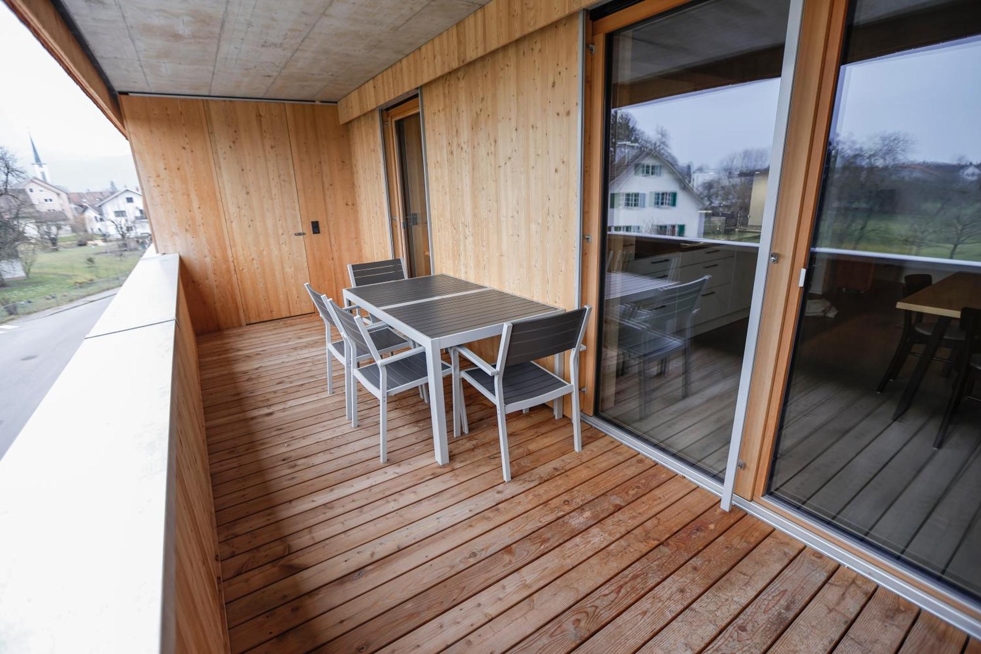 Boutique Apartments Lustenau Nachhaltige Kuehlung Ueber Erdsonde Und Fussbodenkuehlung Kamer foto